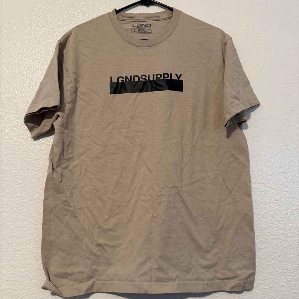 Tan Short Sleeve T-Shirt for Men